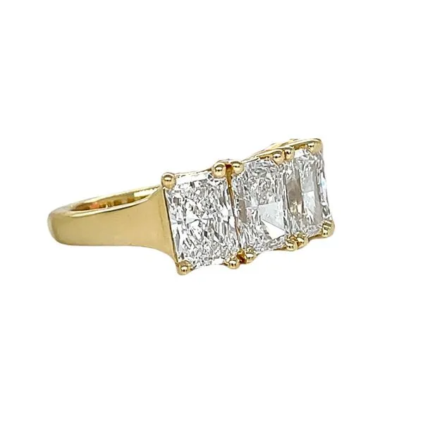 14KY 4.50ctw Radiant Lab-Grown Diamond Band Image 2 Diamonds Direct St. Petersburg, FL