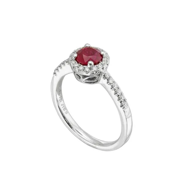 18KW 1.22ctw Ruby & Diamond Fashion Ring Diamonds Direct St. Petersburg, FL