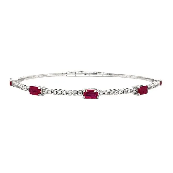 14KW 1.75ctw Ruby & Diamond Bracelet Diamonds Direct St. Petersburg, FL