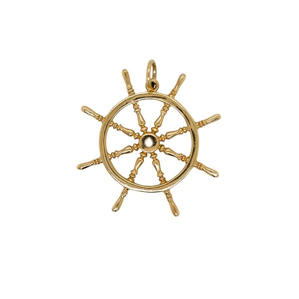 14KY Large Helm Pendant Diamonds Direct St. Petersburg, FL