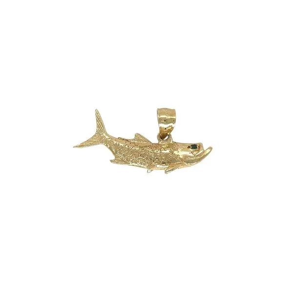 14KY Small Tarpon Pendant Diamonds Direct St. Petersburg, FL