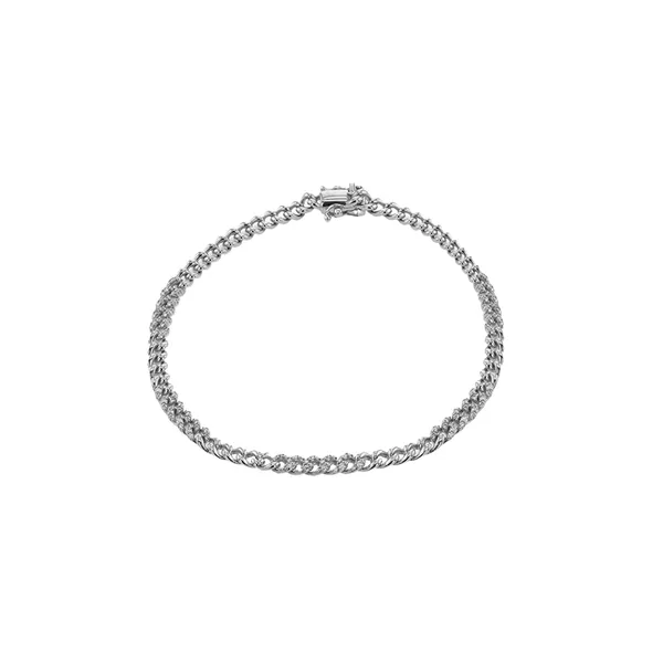 18KW 0.54ctw Diamond Link Bracelet Diamonds Direct St. Petersburg, FL