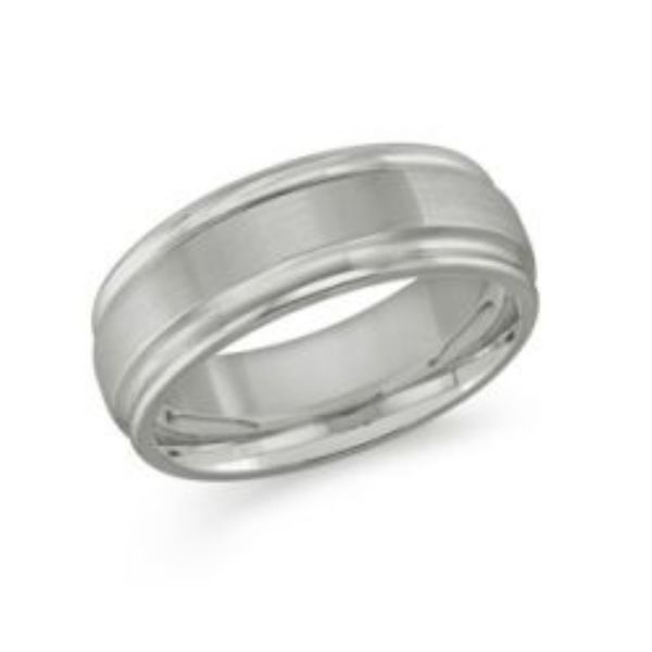 Men's Tungsten Wedding Band Diamonds Direct St. Petersburg, FL