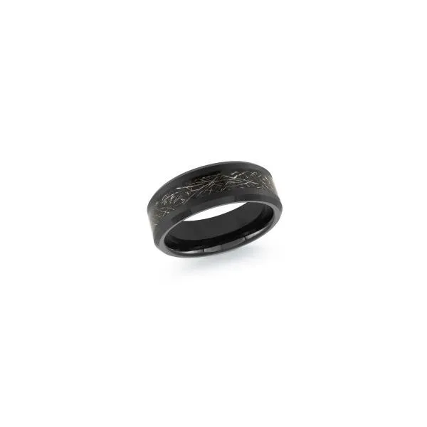 Men's Tungsten Wedding Band Diamonds Direct St. Petersburg, FL