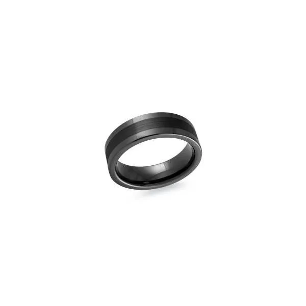 Men's Tungsten Wedding Band Diamonds Direct St. Petersburg, FL