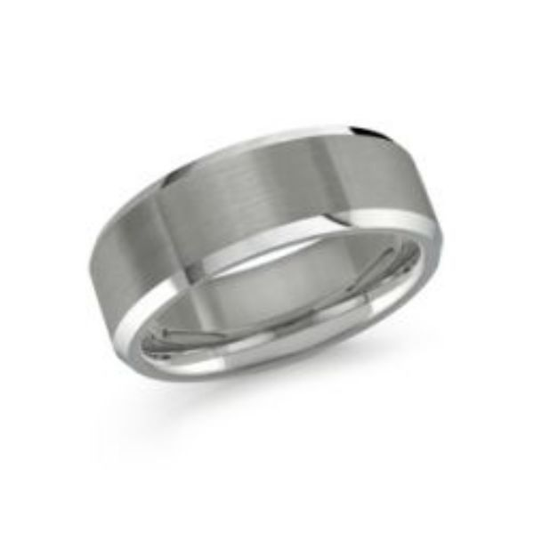 Tungsten Mens Wedding Band Diamonds Direct St. Petersburg, FL