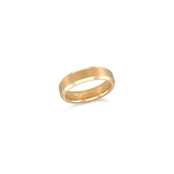 Men's Gold Plated Tungsten Wedding Band Diamonds Direct St. Petersburg, FL