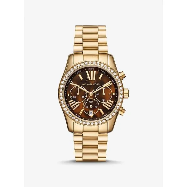 Michael Kors Lexington Pavé Gold-Tone Watch St. Petersburg Florida