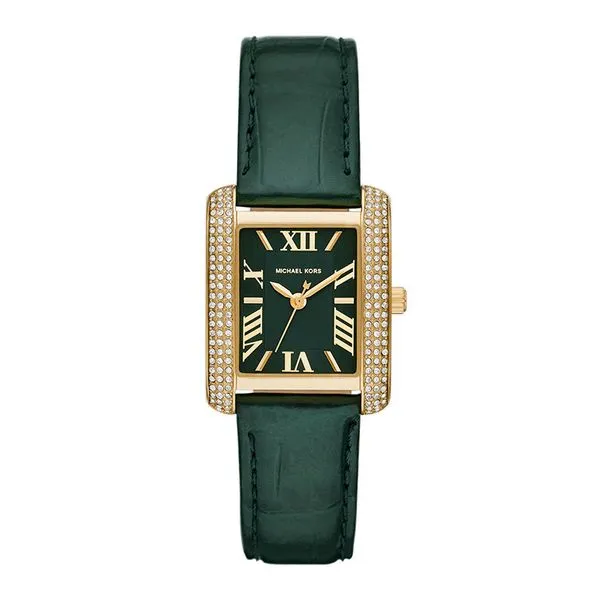 Olive green michael kors watch online