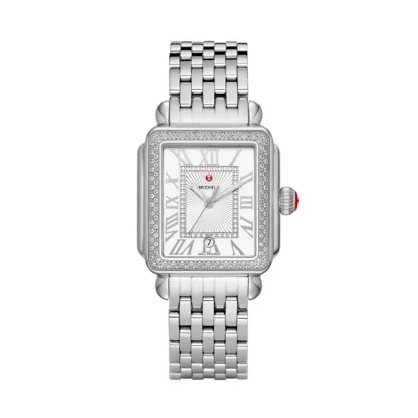 MICHELE Deco Madison Stainless Steel Diamond Watch Diamonds Direct St. Petersburg, FL