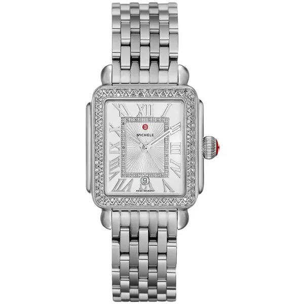 MICHELE Deco Madison Mid Stainless Diamond Watch Diamonds Direct St. Petersburg, FL