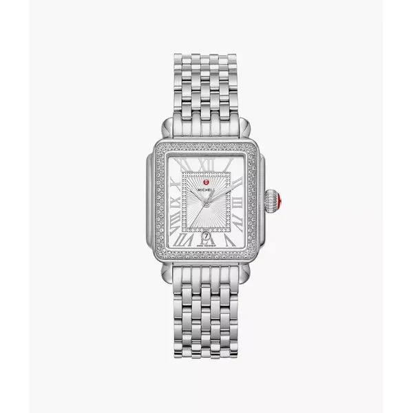 MICHELE Deco Madison Mid Stainless Steel Diamond Watch Diamonds Direct St. Petersburg, FL