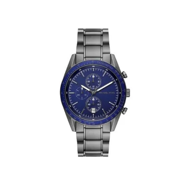 Michael Kors Gunmetal Staiinless Steel Accelerator Watch Diamonds Direct St. Petersburg, FL