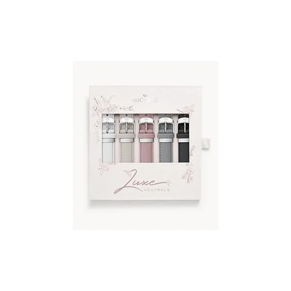MICHELE 16mm Luxe Neutrals Silicone Interchangeable Strap Gift Set Diamonds Direct St. Petersburg, FL