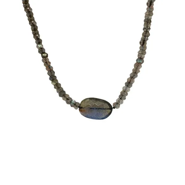 Gray Labradorite Necklace Diamonds Direct St. Petersburg, FL
