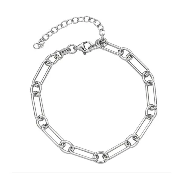 Sterling Silver Open Link Bracelet Diamonds Direct St. Petersburg, FL
