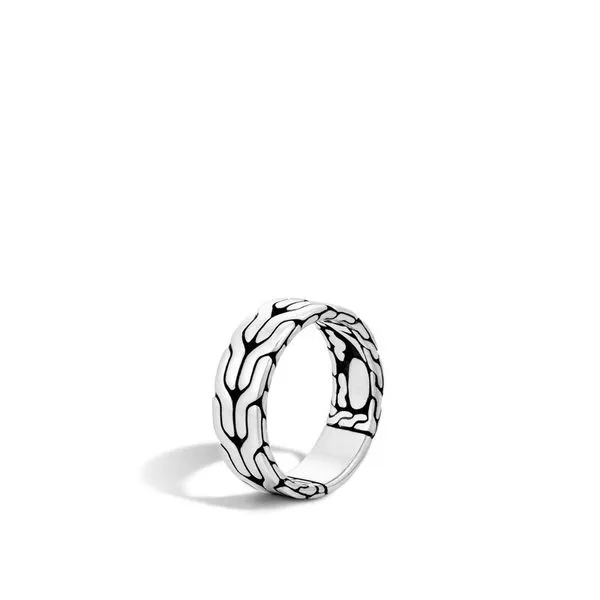 John Hardy Silver Band Ring Diamonds Direct St. Petersburg, FL