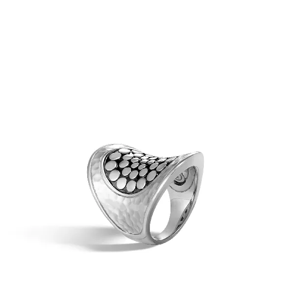John Hardy Hammered Dot Moon Phase Ring Diamonds Direct St. Petersburg, FL