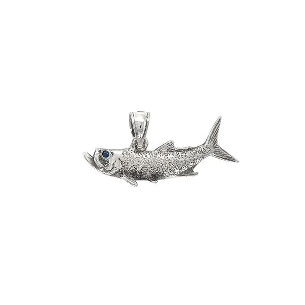 Sterling Silver Small Tarpon Fish Pendant Diamonds Direct St. Petersburg, FL