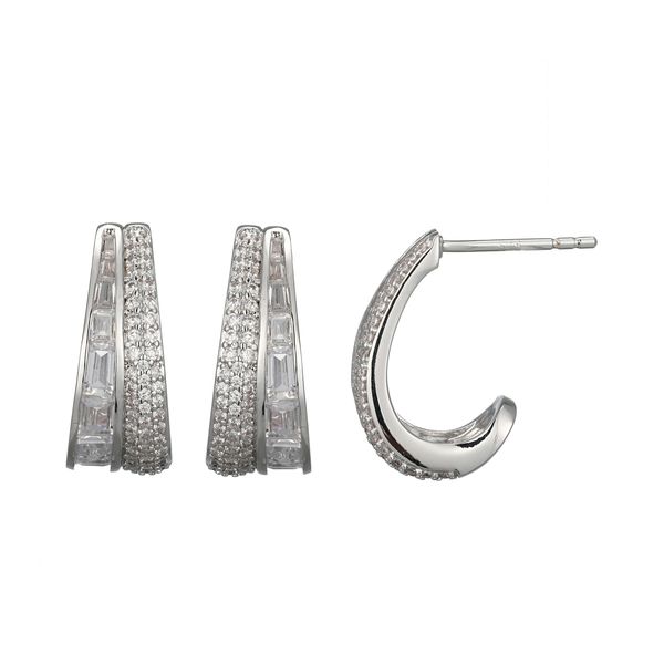 Silver Earrings Diamonds Direct St. Petersburg, FL