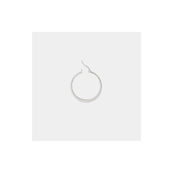 Sterling Silver Hoop Earrings Diamonds Direct St. Petersburg, FL
