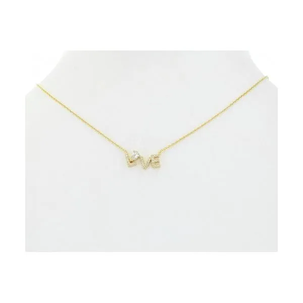 Gold Plated Love Necklace Diamonds Direct St. Petersburg, FL