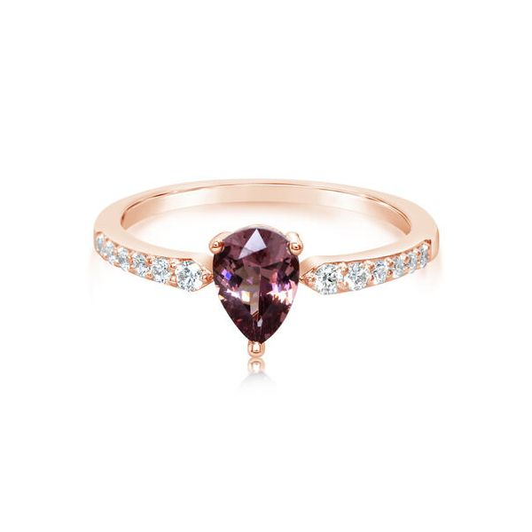 Lotus Garnet and Diamond Ring Diamond Showcase Longview, WA