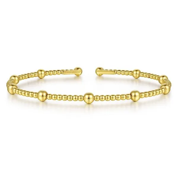 Gabriel & Co. 14K Yellow Gold Bujukan Split Bangle similar item image