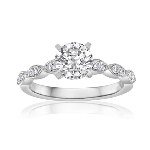 Vintage Diamond Engagement Ring Di'Amore Fine Jewelers Waco, TX