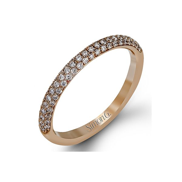 18kt Simon G Wedding Band Di'Amore Fine Jewelers Waco, TX