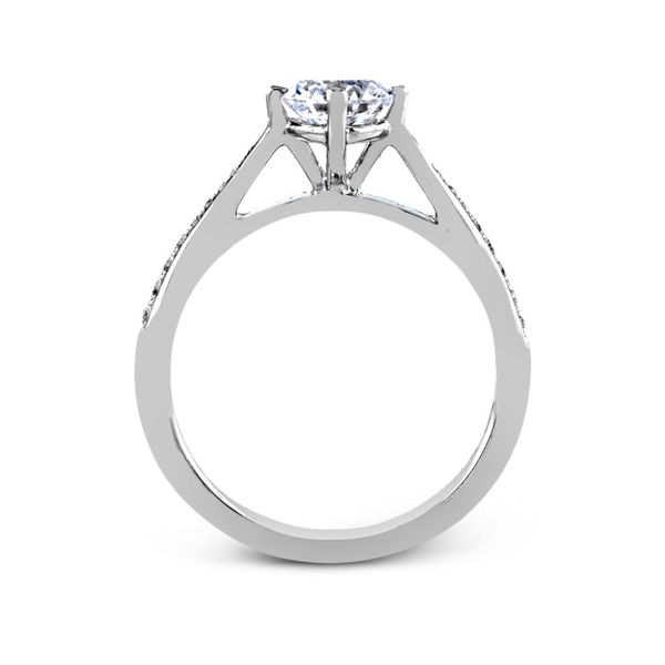 Prong Set Modern Classic Engagement Ring Di'Amore Fine Jewelers Waco, TX