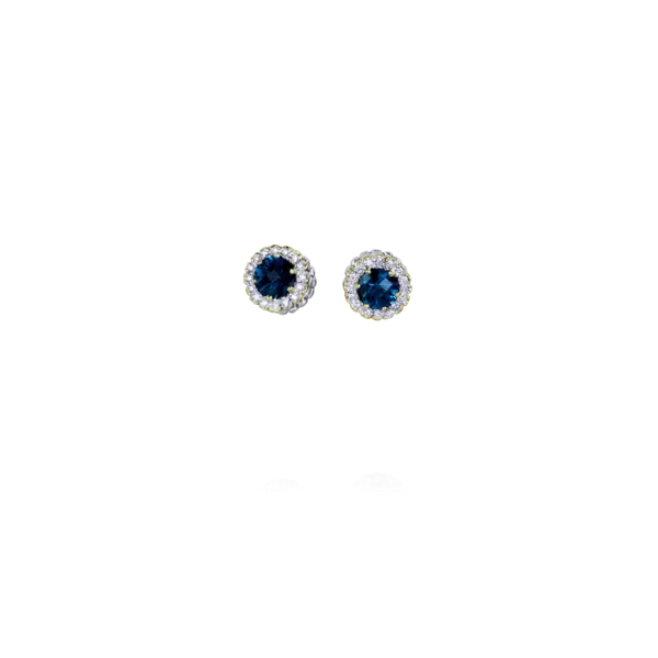 silver color stone earrings Di'Amore Fine Jewelers Waco, TX