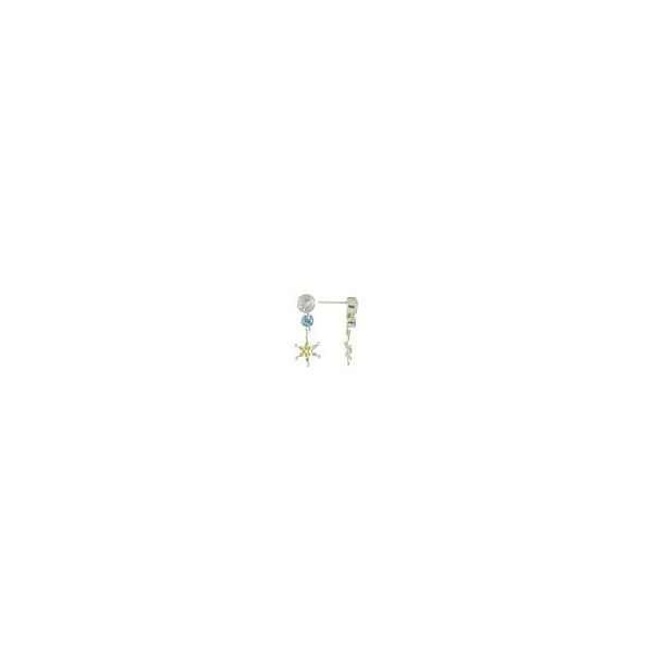 Sterling Silver Color Stone Earrings Di'Amore Fine Jewelers Waco, TX