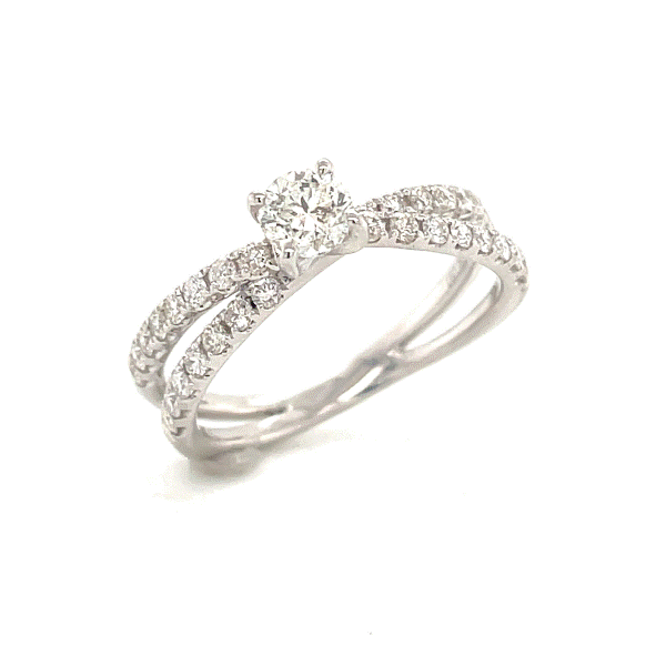 Platinum Diamond Engagement Ring Dickinson Jewelers Dunkirk, MD