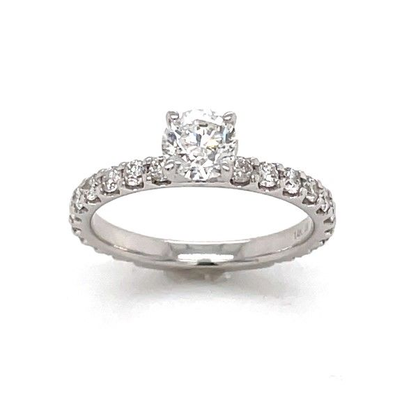 14k White Gold Diamond Engagement Ring Dickinson Jewelers Dunkirk, MD