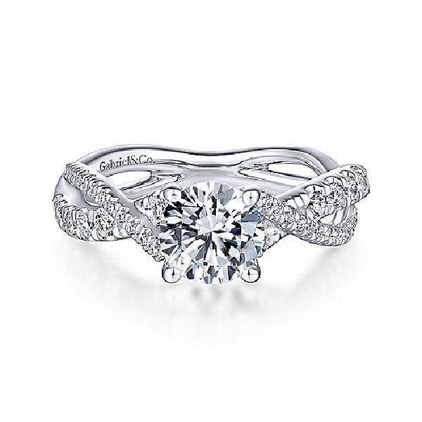 14k White Gold Diamond Engagement Ring Dickinson Jewelers Dunkirk, MD