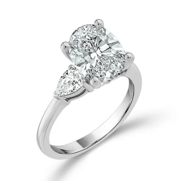 14k White Gold Lab Grown Diamond Engagement Ring Dickinson Jewelers Dunkirk, MD