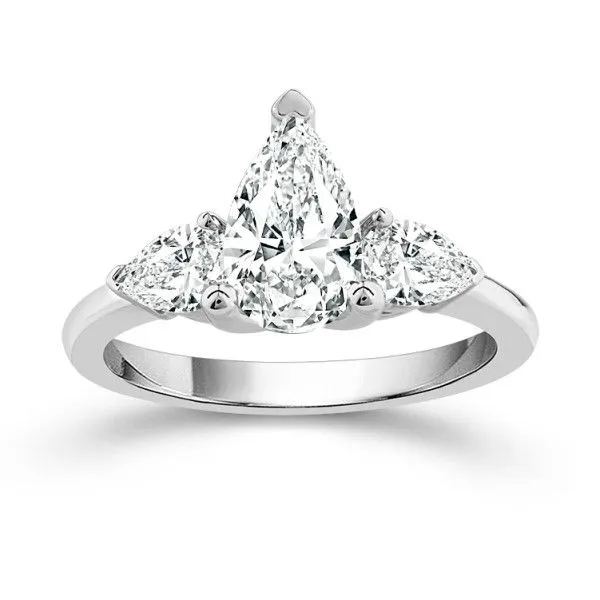 14k White Gold Lab Grown Diamond Engagement Ring Dickinson Jewelers Dunkirk, MD
