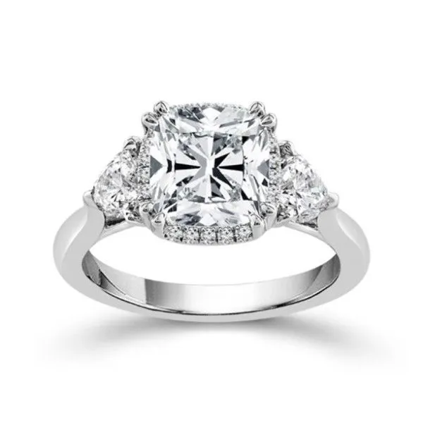 14k White Gold Lab Grown Diamond Engagement Ring Dickinson Jewelers Dunkirk, MD