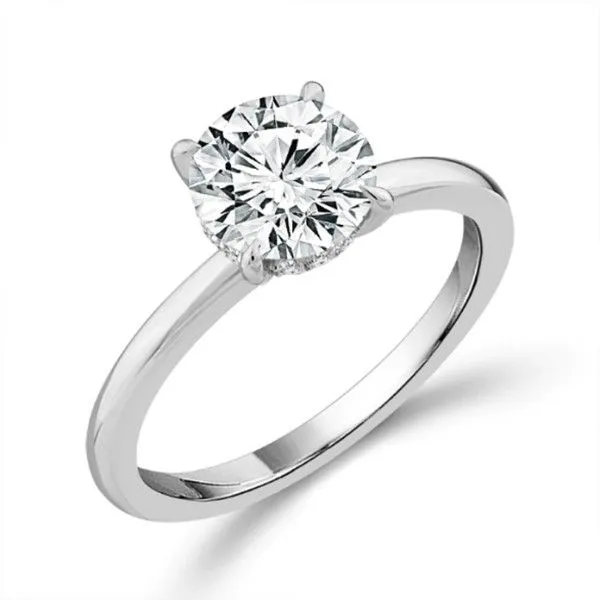 14k White Gold Lab Grown Diamond Engagement Ring Dickinson Jewelers Dunkirk, MD