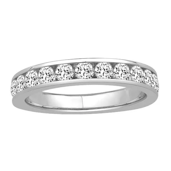 14k White Gold Diamond Wedding Band Dickinson Jewelers Dunkirk, MD