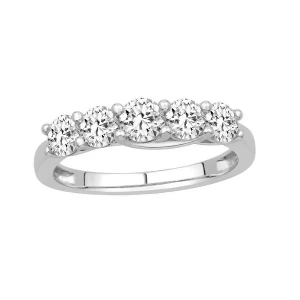 14k White Gold Kathryn Cut Diamond Band Dickinson Jewelers Dunkirk, MD