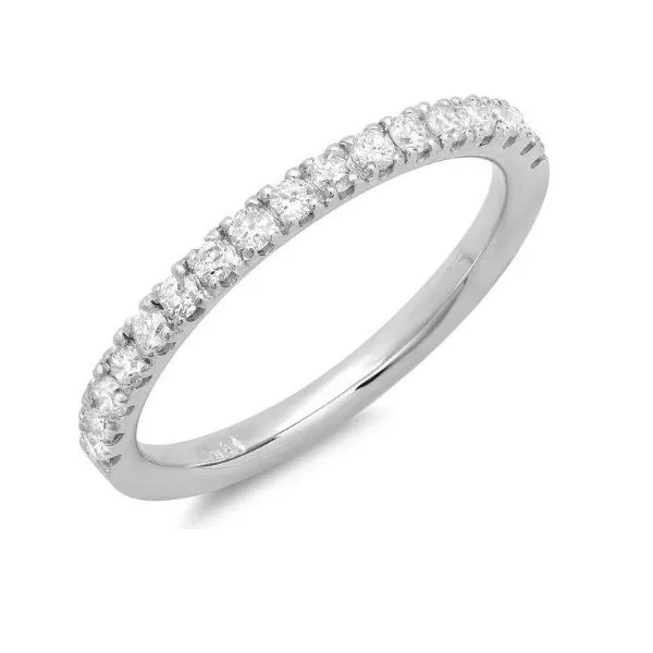 14k White Gold Diamond Wedding Band Dickinson Jewelers Dunkirk, MD