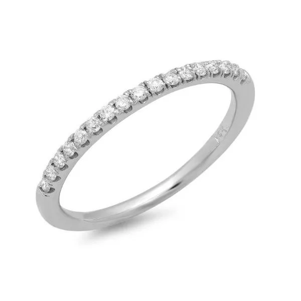 14k White Gold Diamond Band Dickinson Jewelers Dunkirk, MD