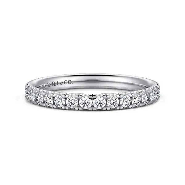 14Kt White Diamond Wedding Band Dickinson Jewelers Dunkirk, MD