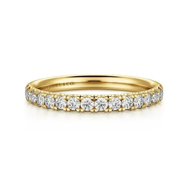14Kt Yellow Diamond Wedding Band Dickinson Jewelers Dunkirk, MD