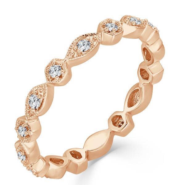 14k Rose Gold Diamond Ring Dickinson Jewelers Dunkirk, MD