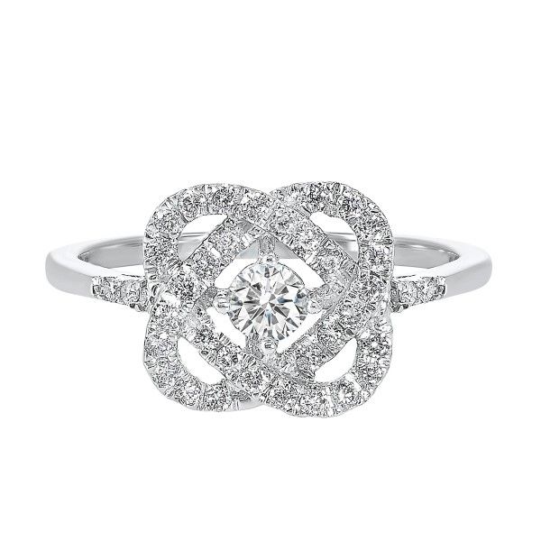 14k White Gold Love's Crossing Diamond Ring Dickinson Jewelers Dunkirk, MD