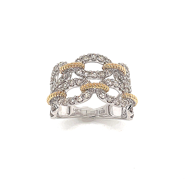 14k White-Yellow Gold Diamond Ring Dickinson Jewelers Dunkirk, MD