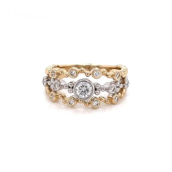 14k Yellow-White Gold Diamond Ring Dickinson Jewelers Dunkirk, MD